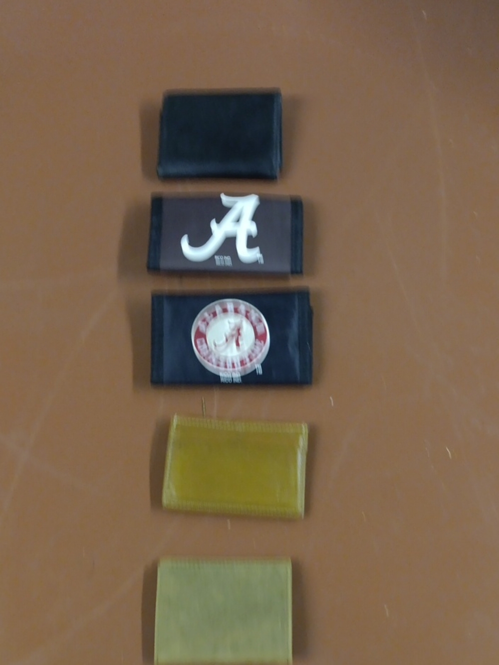 Assorted Wallets & Card Holders. Alabama, Leather. See Pics